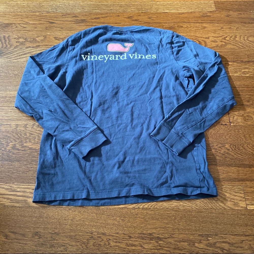 Boys Vineyard Vines Navy Long Sleeve Top